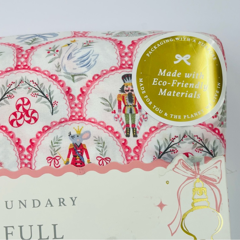 Holiday FULL Boundary Sheet Set 12 Days of Christmas Nutcracker Ballet Sheets - Picture 3 of 7